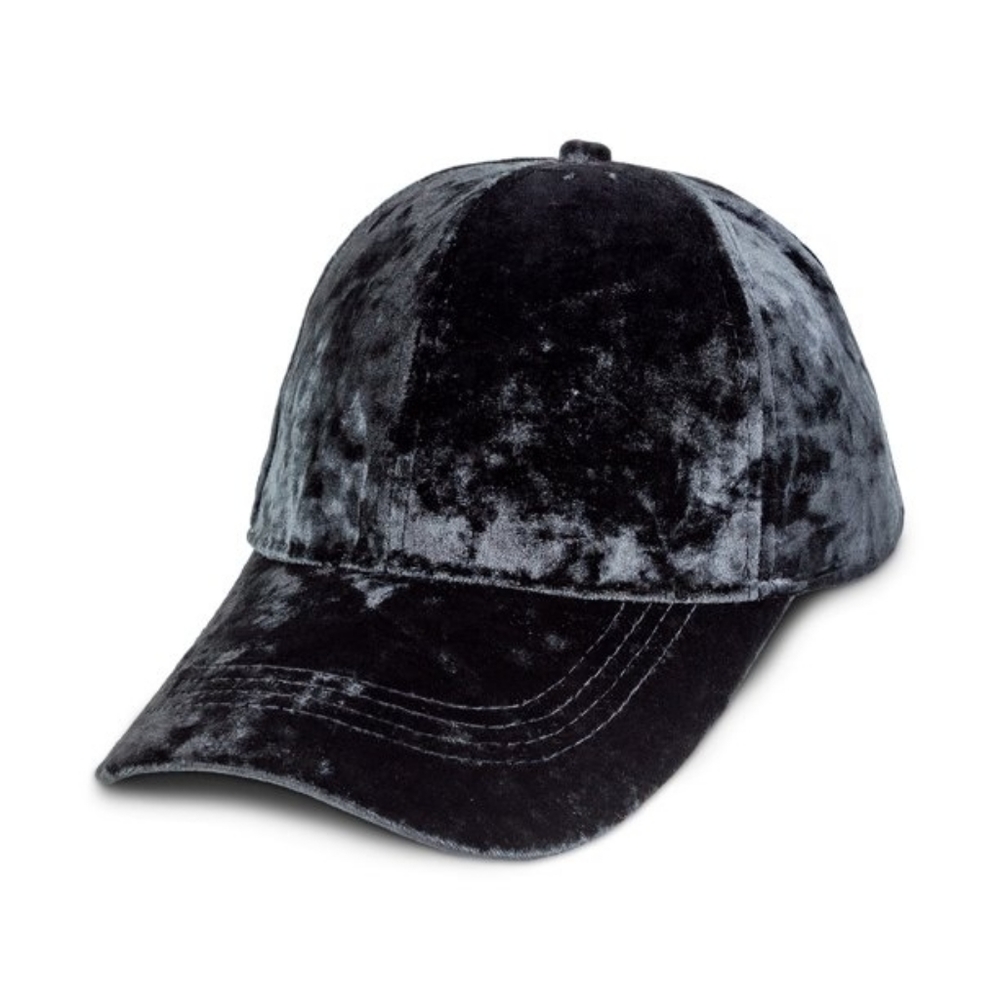 David and Young Black Velvet Baseball Cap NWT